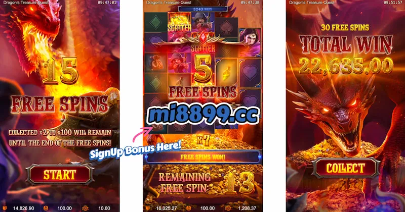 Dragon Treasure ganho máximo alcançado