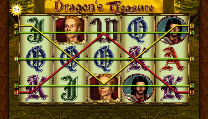 Níveis de vitória do Dragon Treasure com diferentes faixas de pagamento