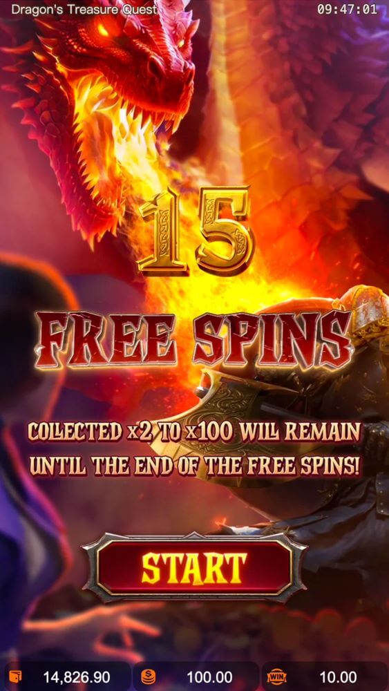 Dragon Treasure visão geral das rodadas grátis