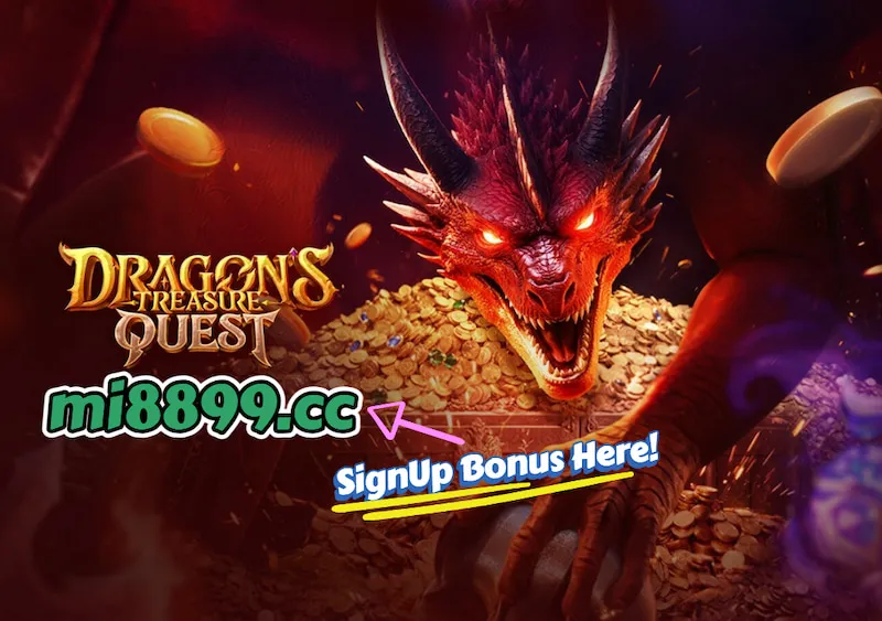 Dragon Treasure mecânicas de vitória mostrando combinações vencedoras