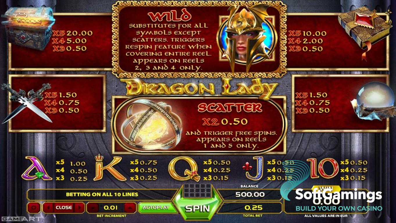 Dragon Treasure multiplicadores acumulando